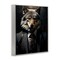 Stupell Industries Trendy Wall Street Wolf Framed Giclee, design by Ray Powers